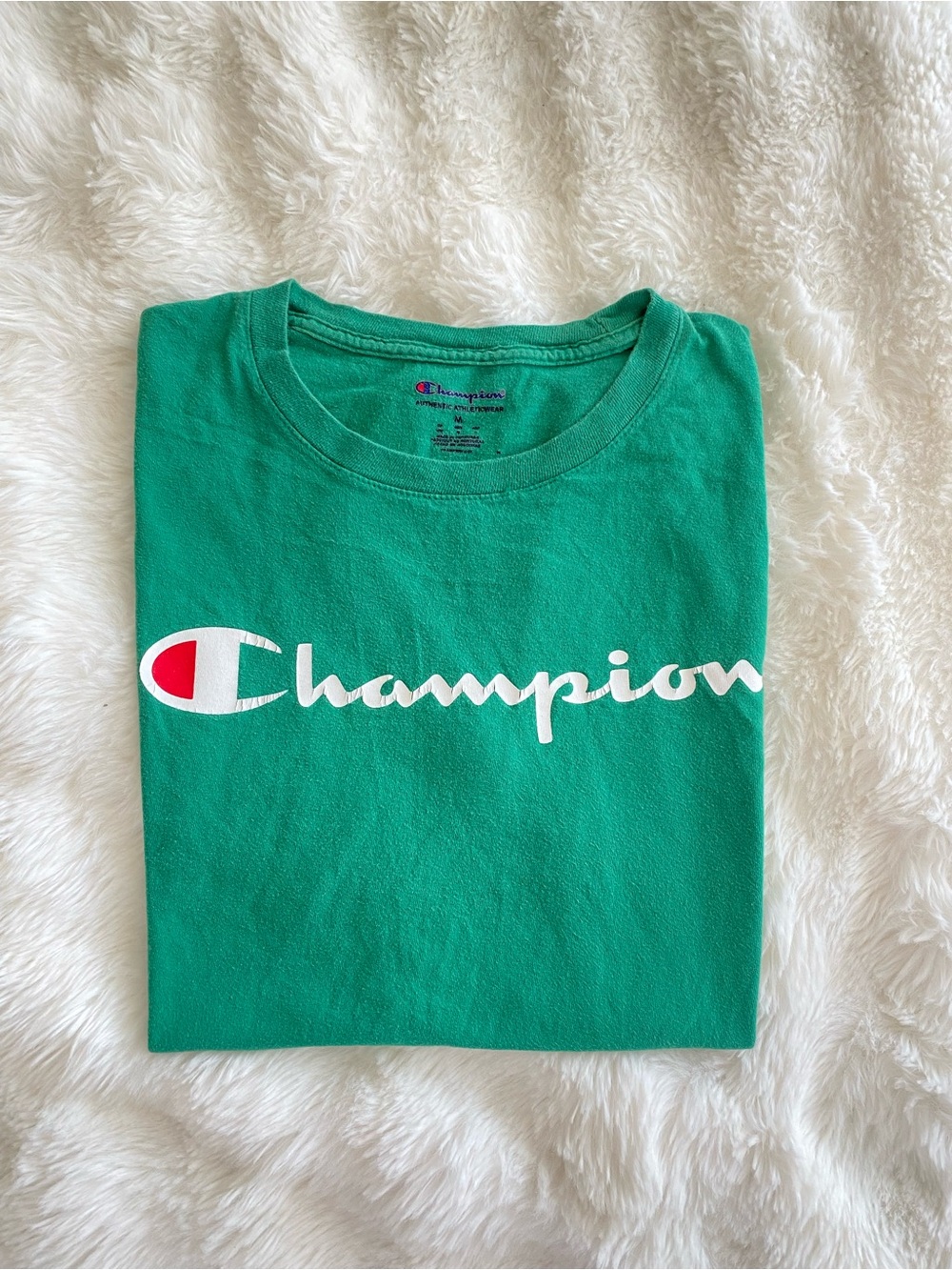 Champion Green Logo T-Shirt